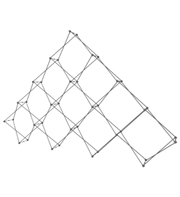 xclaim-14ft-10-quad-pyramid-fabric-popup-display-frame_right 6 xclaim 14ft 10 quad pyramid fabric popup display frame right uai