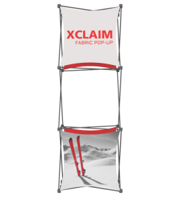 xclaim 2.5ft fabric popup display kit 03 front uai