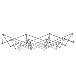 xclaim 8ft fabric popup display frame top uai